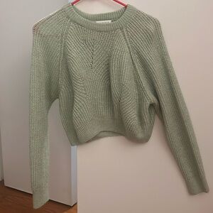 Topshop Sea Green Seafoam Knit Sweater